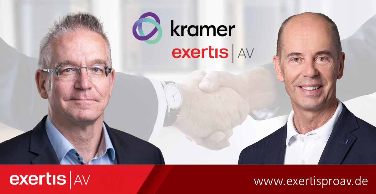 Exertis AV and Kramer expand sales territory to DACH region